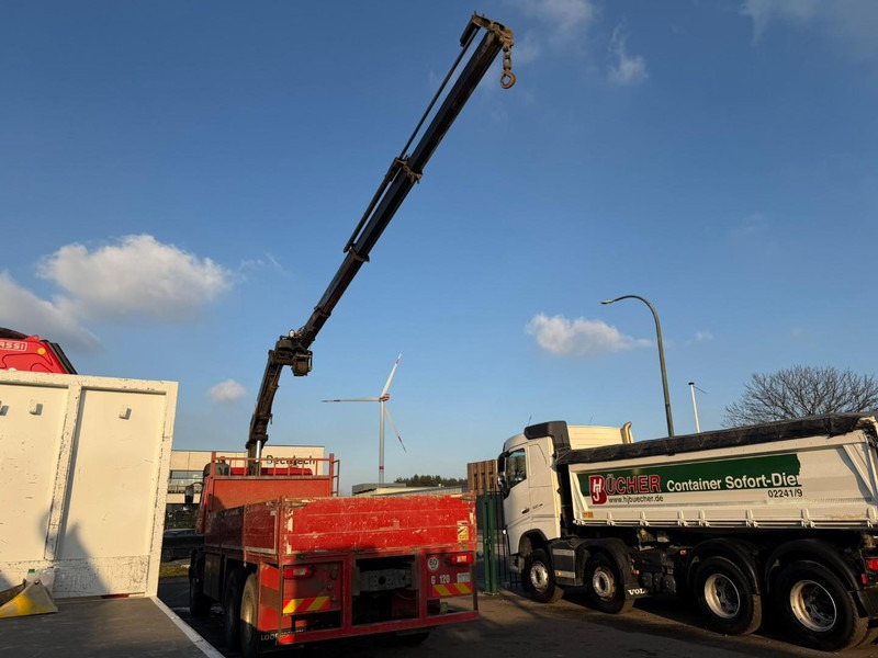 Volvo FMX 420 6X4 PRITSCHE + KRAN HMF 1720 + winch + radio - BIG AXLES / HUB REDUCTION - STEEL SPRING / BLATT - PLATFORM 6m10 - شاحنات مسطحة, شاحنة كرين: صور 4 Volvo FMX 420 6X4 PRITSCHE + KRAN HMF 1720 + winch + radio - BIG AXLES / HUB REDUCTION - STEEL SPRING / BLATT - PLATFORM 6m10 - شاحنات مسطحة, شاحنة كرين: صور 4