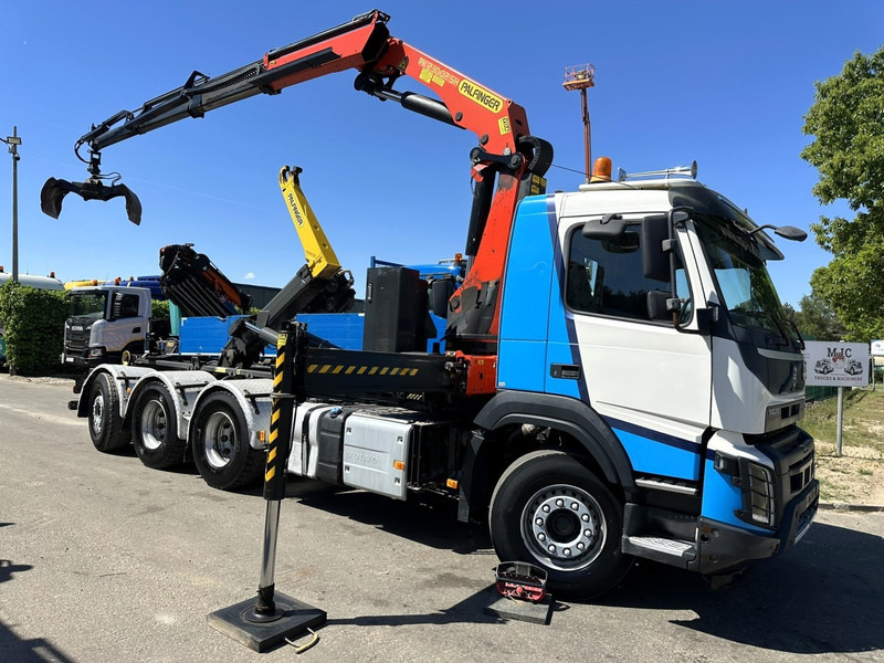 Volvo FMX 460 8x4 TRIDEM HOOKLIFT + CRANE PK 23002 SH + GRABBER / ROTATOR - EURO 6 - LIFT + STEERING AXLE - *374.000km* - EXT BUMPER - شاحنة ذات الخطاف, شاحنة كرين: صور 1 Volvo FMX 460 8x4 TRIDEM HOOKLIFT + CRANE PK 23002 SH + GRABBER / ROTATOR - EURO 6 - LIFT + STEERING AXLE - *374.000km* - EXT BUMPER - شاحنة ذات الخطاف, شاحنة كرين: صور 1