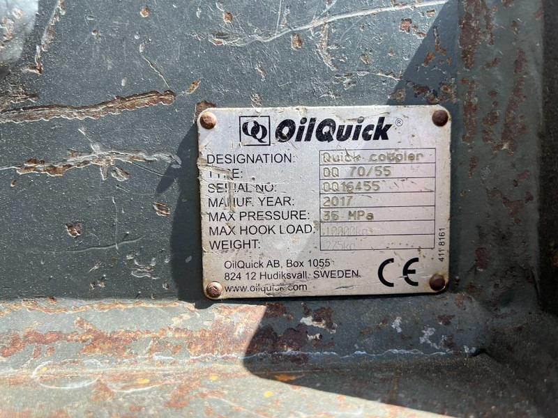 OilQuick OQ70/55 - EC210 / EC220 - وصلة الربط للمعدات المعلقة - آلات البناء: صور 5 OilQuick OQ70/55 - EC210 / EC220 - وصلة الربط للمعدات المعلقة - آلات البناء: صور 5