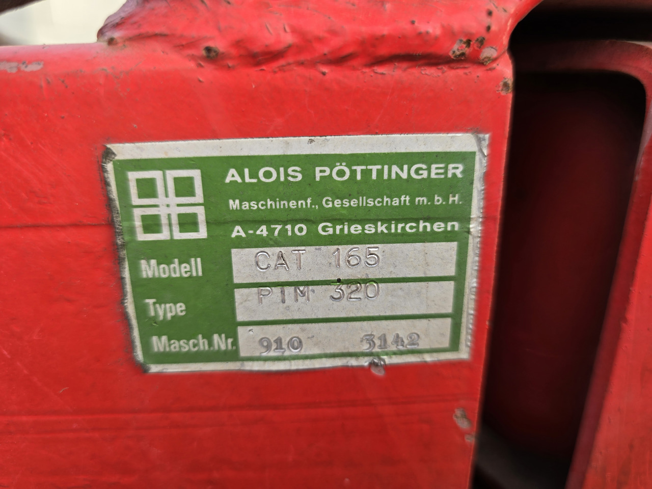 PÖTTINGER CAT 165 - جزازة: صور 4 PÖTTINGER CAT 165 - جزازة: صور 4