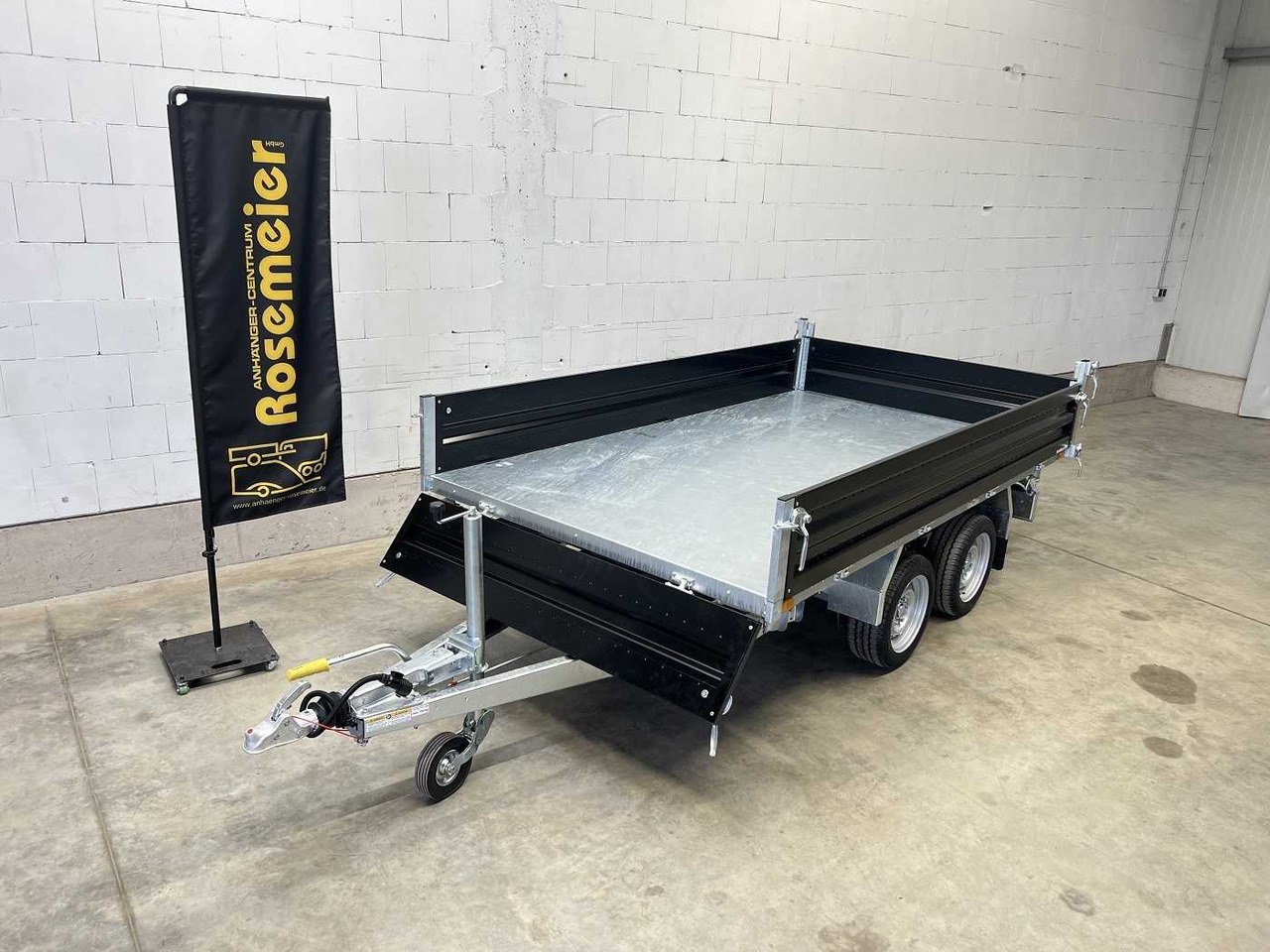 قلابة مقطورة جديد HUMBAUR HTK 3000.31 Stahl Black Dreiseitenkipper: صور 30