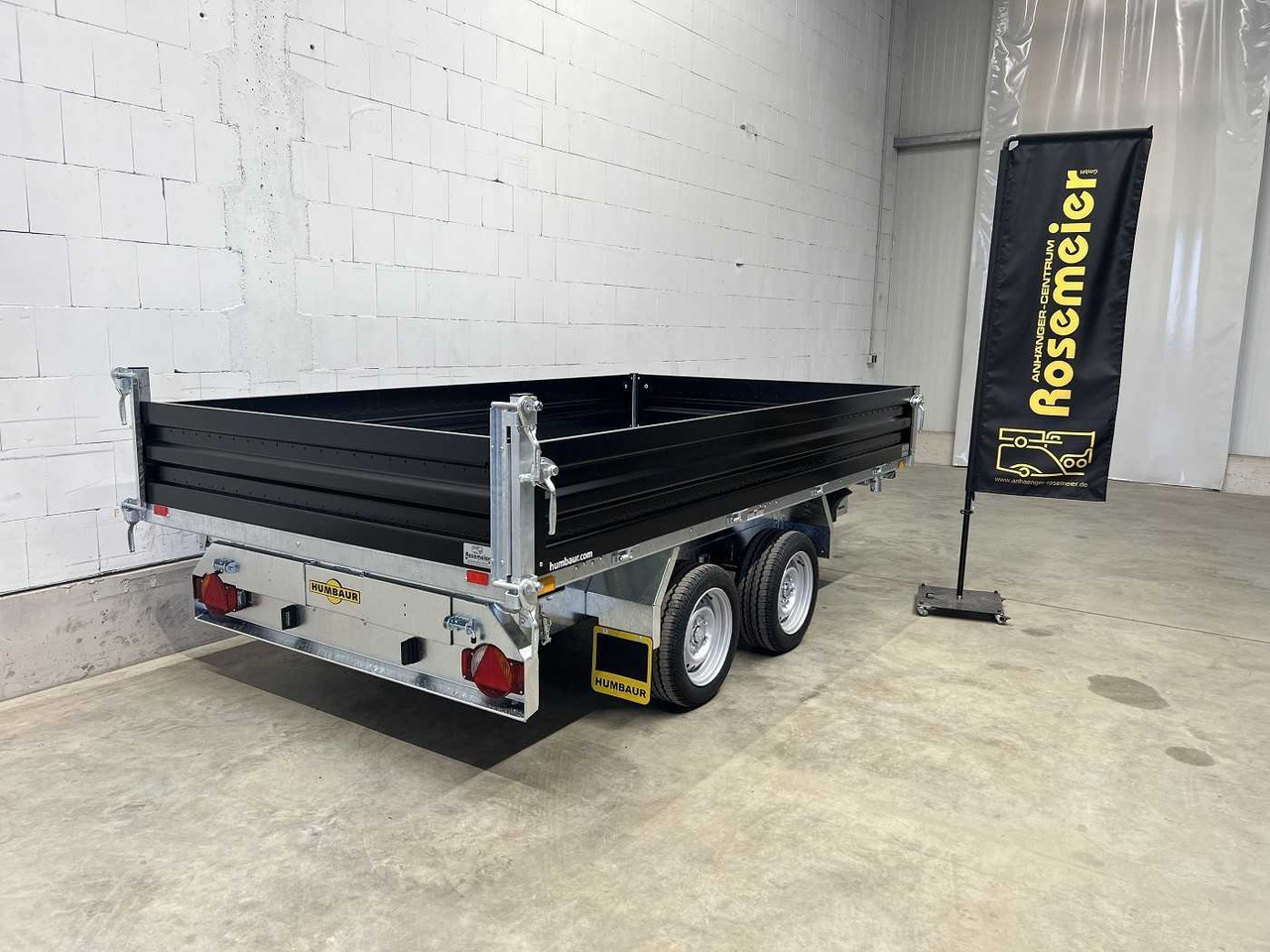 قلابة مقطورة جديد HUMBAUR HTK 3000.31 Stahl Black Dreiseitenkipper: صور 7