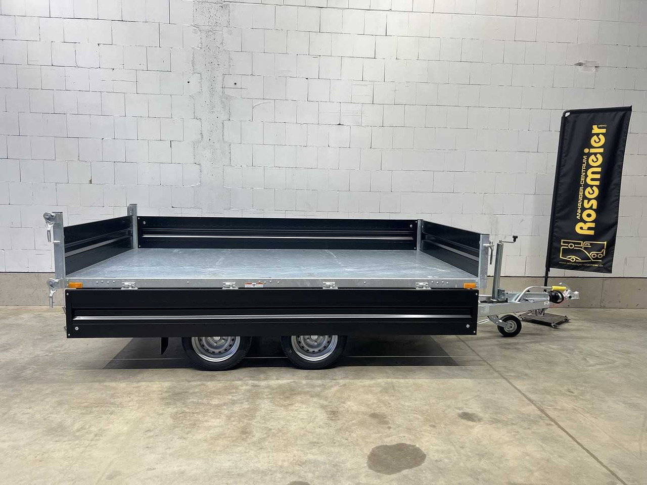 قلابة مقطورة جديد HUMBAUR HTK 3000.31 Stahl Black Dreiseitenkipper: صور 9