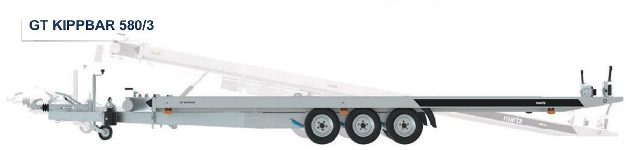 شاحنة نقل سيارات مقطورة جديد MARTZ GT Kippbar 580/3 3,5T ALB Autotransporter: صور 1