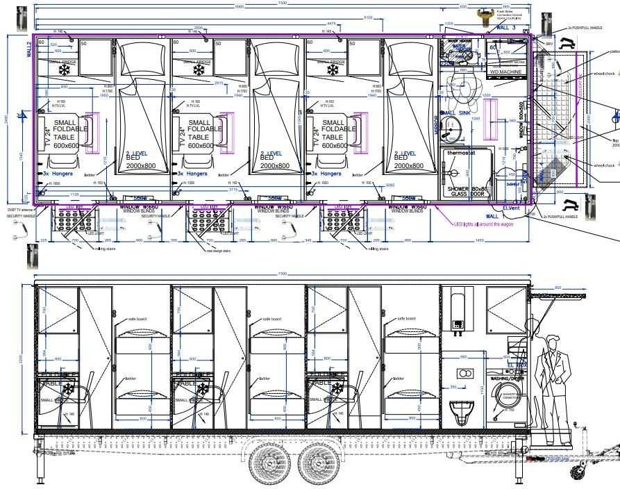 ROSEMEIER EW TA-NO Mannschaftswagen 734 grau Mannschaftswagen - البيت الحاوية: صور 1 ROSEMEIER EW TA-NO Mannschaftswagen 734 grau Mannschaftswagen - البيت الحاوية: صور 1