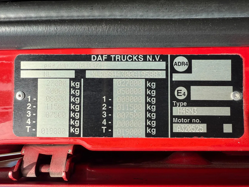 الشاسيه شاحنة DAF XF 480 XF480 6X2 SSC CHASSIS EURO6 HOLLAND TRUCK TUV 4-2026 Smart Tacho: صور 11