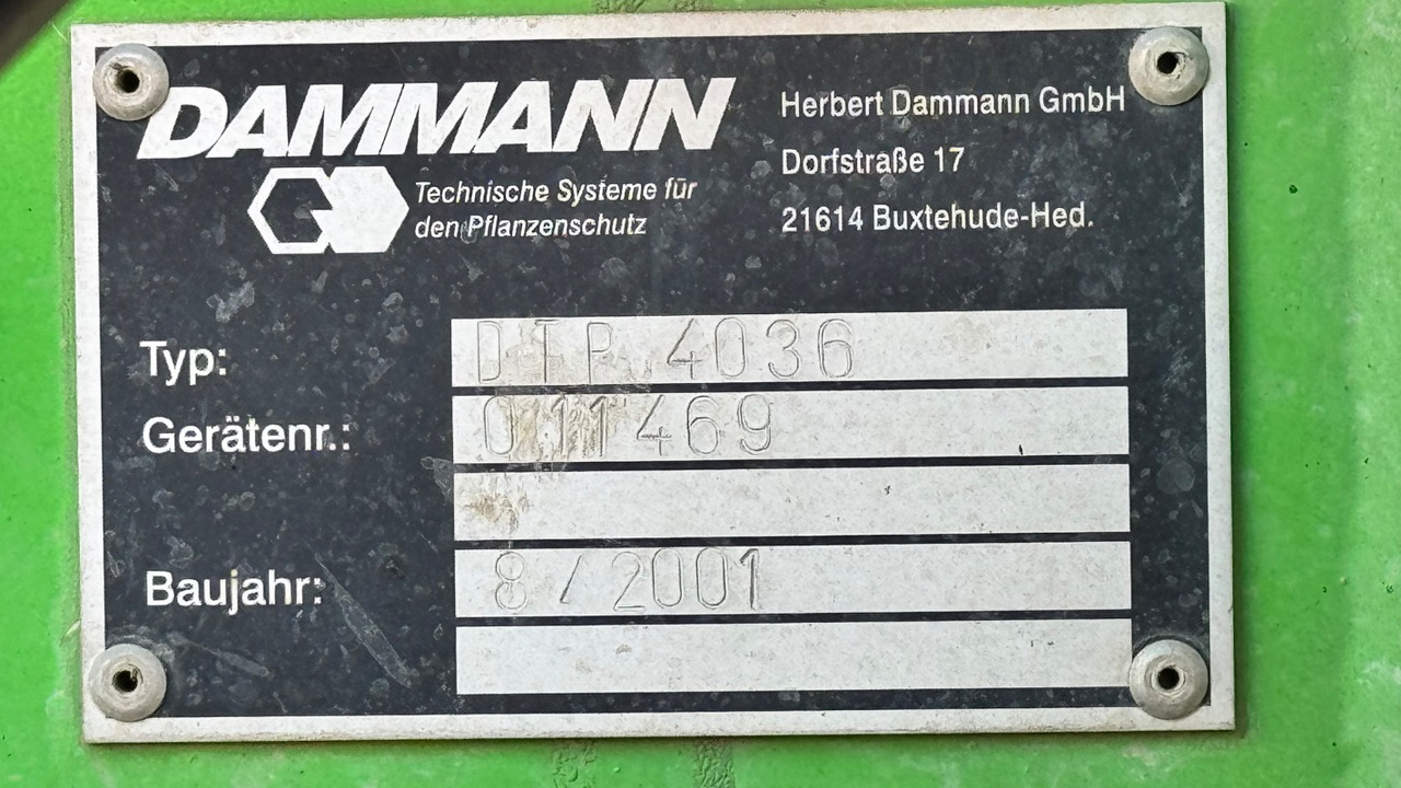 Dammann DTP 4036 ProfiClass in TOP Condition - آلة الرش ذاتية الحركة: صور 4 Dammann DTP 4036 ProfiClass in TOP Condition - آلة الرش ذاتية الحركة: صور 4