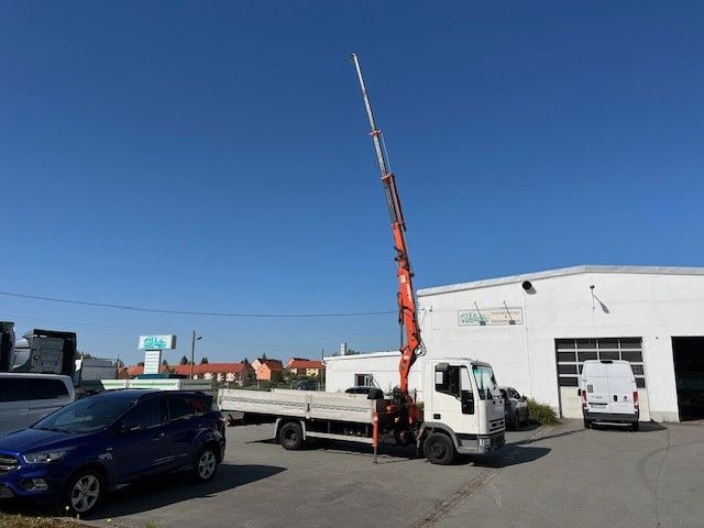 Iveco ML 75 E Pritsche mit Atlas Ladekran 60.1 - شاحنات مسطحة, شاحنة كرين: صور 1 Iveco ML 75 E Pritsche mit Atlas Ladekran 60.1 - شاحنات مسطحة, شاحنة كرين: صور 1