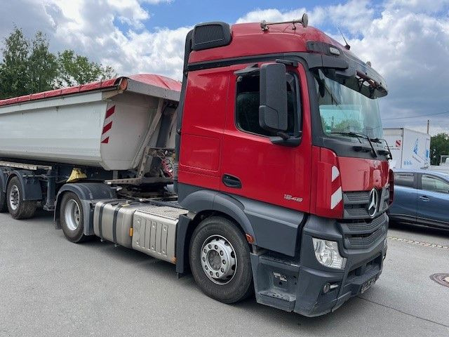 Mercedes-Benz Actros 4 MB 1848 LS SZM mit Kipphydraulik - شاحنة جرار: صور 1 Mercedes-Benz Actros 4 MB 1848 LS SZM mit Kipphydraulik - شاحنة جرار: صور 1
