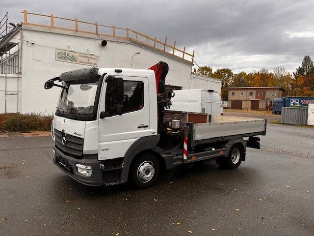 Mercedes-Benz Atego 818 mit Ladekran - شاحنة كرين: صور 1 Mercedes-Benz Atego 818 mit Ladekran - شاحنة كرين: صور 1