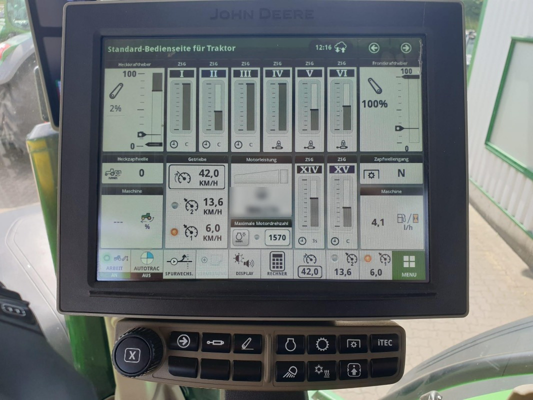 جرار John Deere 7R 330 **MIETRÜCKLÄUFER**: صور 9