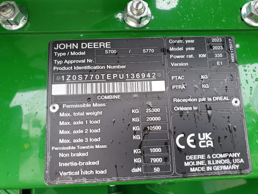John Deere S770 - حصادة شاملة: صور 4 John Deere S770 - حصادة شاملة: صور 4