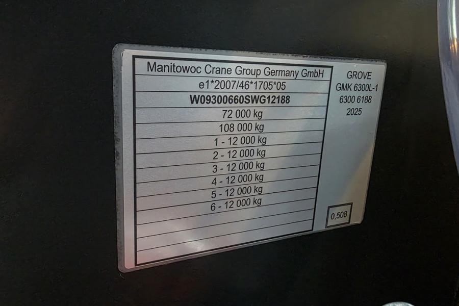 Grove GMK6300L-1 Available For Rent, Dutch Registration, - رافعة لجميع التضاريس: صور 5 Grove GMK6300L-1 Available For Rent, Dutch Registration, - رافعة لجميع التضاريس: صور 5