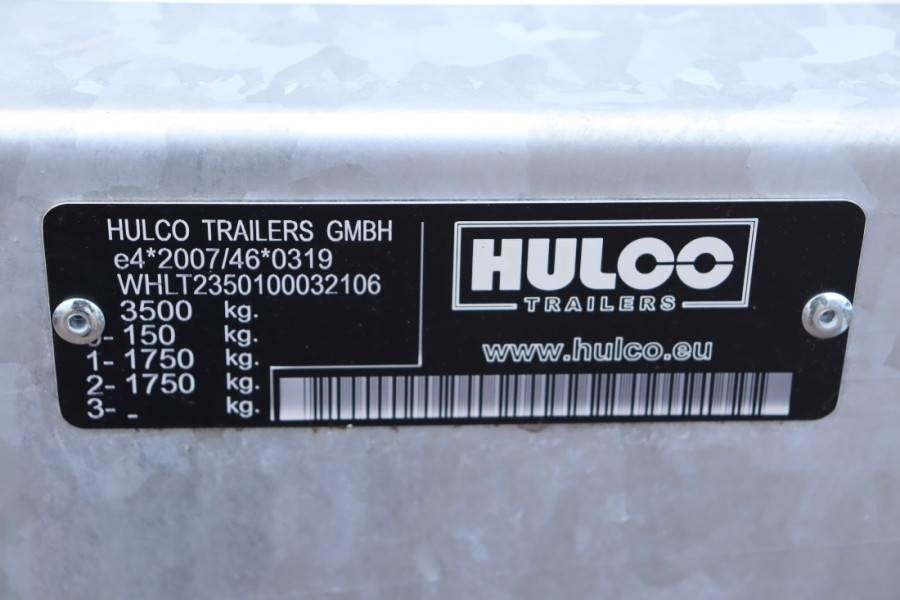 مقطورات السيارات Hulco Terrax-2 3500kg 2 Axel Trailer, 2.770 kg Capacity,: صور 6