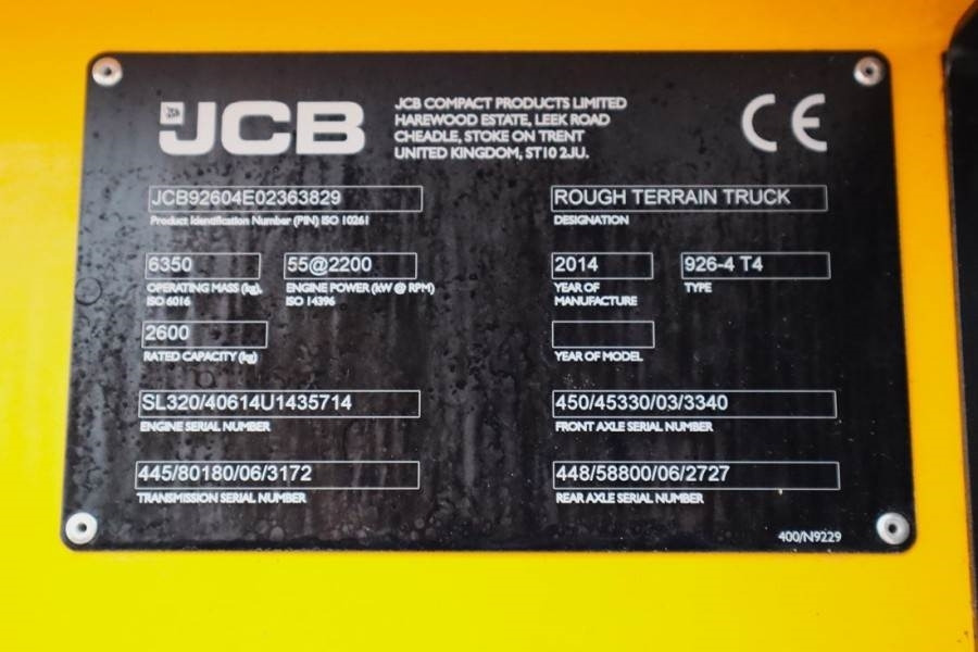 JCB 926 Valid inspection, *Guarantee! Diesel, 4x4 Driv - شاحنات الطرق الوعرة: صور 5 JCB 926 Valid inspection, *Guarantee! Diesel, 4x4 Driv - شاحنات الطرق الوعرة: صور 5