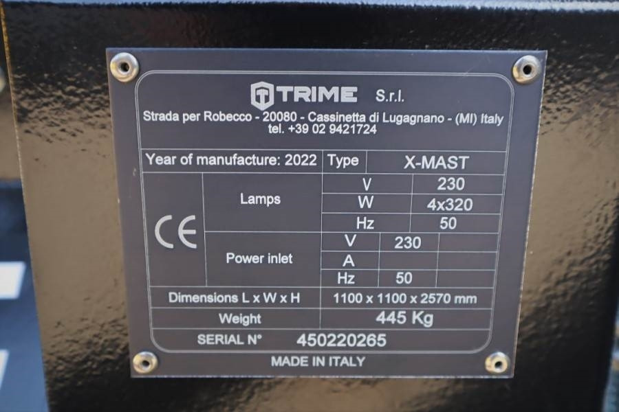 Trime X-Mast 4 × 320W Valid Inspection, *Guarantee - ابراج اضاءة: صور 4 Trime X-Mast 4 × 320W Valid Inspection, *Guarantee - ابراج اضاءة: صور 4