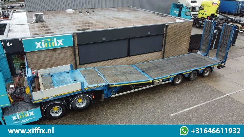 Faymonville TE Huur 3-ass. Semi dieplader met dubbele hydr. Kleppen en hydr. Ver - عربة مسطحة منخفضة نصف مقطورة: صور 1 Faymonville TE Huur 3-ass. Semi dieplader met dubbele hydr. Kleppen en hydr. Ver - عربة مسطحة منخفضة نصف مقطورة: صور 1