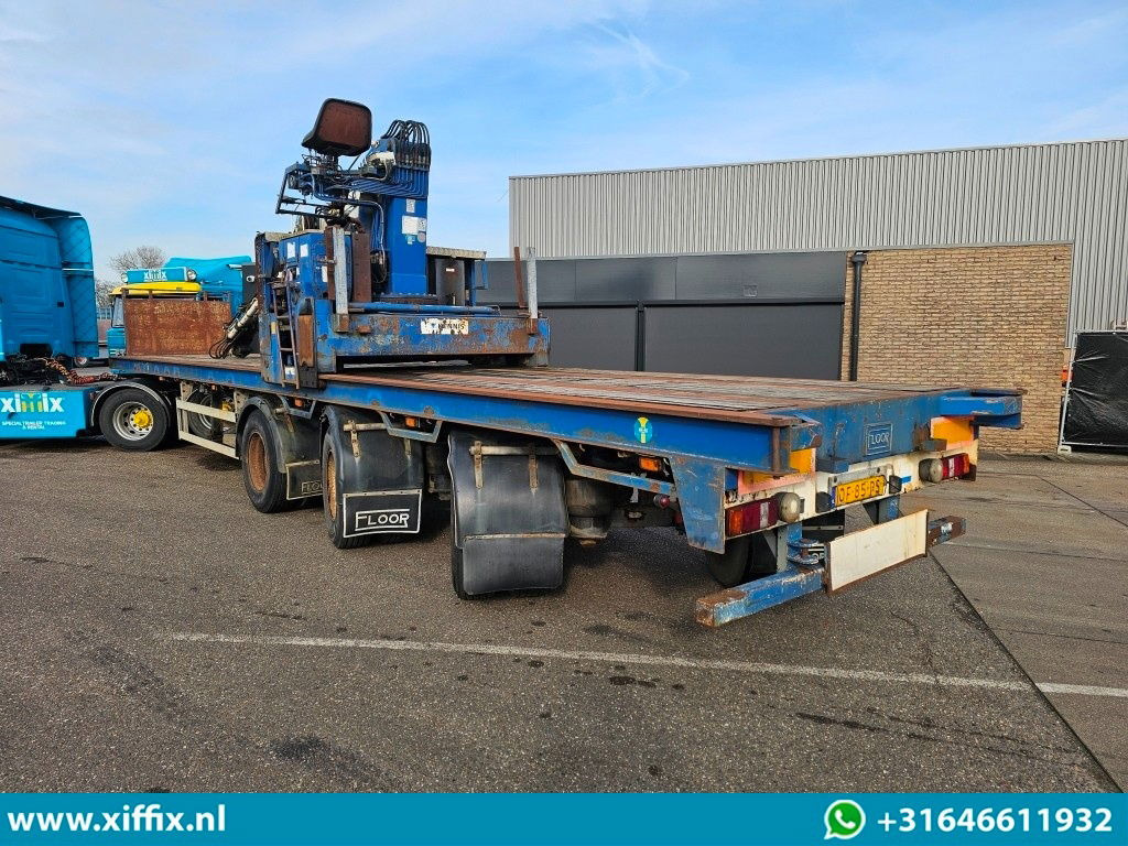 Floor 3-ass. Steenoplegger met Kennis 23 ton/mtr. Kraan - نصف مقطورة مسطحة: صور 4 Floor 3-ass. Steenoplegger met Kennis 23 ton/mtr. Kraan - نصف مقطورة مسطحة: صور 4