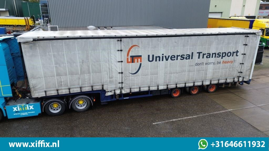 Meusburger 3-ass. Mega Semi dieplader met huifopbouw - عربة مسطحة منخفضة نصف مقطورة: صور 1 Meusburger 3-ass. Mega Semi dieplader met huifopbouw - عربة مسطحة منخفضة نصف مقطورة: صور 1