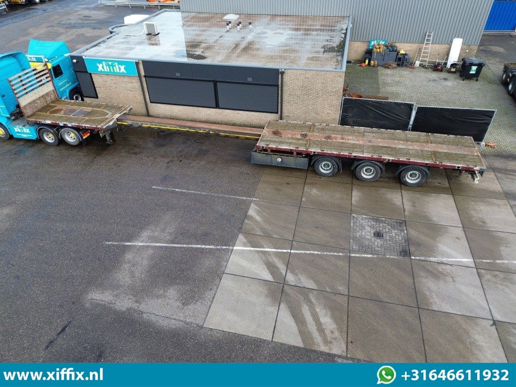 Meusburger 3-ass. Vlakke uitschuifbare oplegger / 3x gestuurd - نصف مقطورة مسطحة: صور 2 Meusburger 3-ass. Vlakke uitschuifbare oplegger / 3x gestuurd - نصف مقطورة مسطحة: صور 2