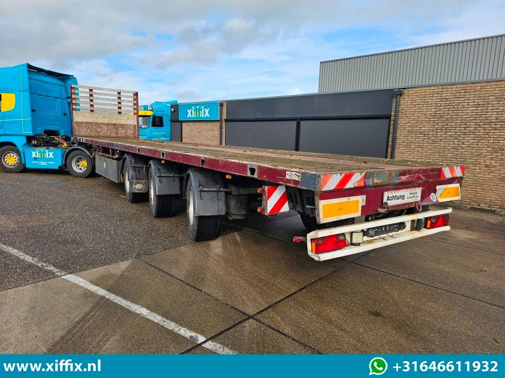 Meusburger 3-ass. Vlakke uitschuifbare oplegger / 3x gestuurd - نصف مقطورة مسطحة: صور 4 Meusburger 3-ass. Vlakke uitschuifbare oplegger / 3x gestuurd - نصف مقطورة مسطحة: صور 4