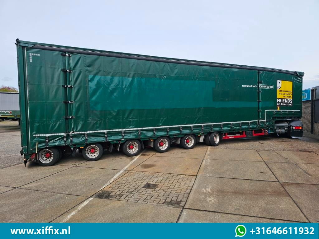 Meusburger 6-ass. Semi dieplader met elektrische huifopbouw / 3x naloop gestuurd - عربة مسطحة منخفضة نصف مقطورة: صور 5 Meusburger 6-ass. Semi dieplader met elektrische huifopbouw / 3x naloop gestuurd - عربة مسطحة منخفضة نصف مقطورة: صور 5
