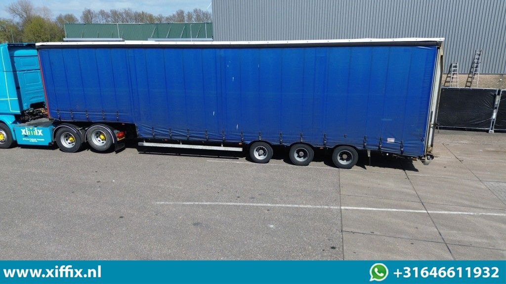 Nooteboom 3-ass. Semi dieplader met huifopbouw / Laadklep - عربة مسطحة منخفضة نصف مقطورة: صور 2 Nooteboom 3-ass. Semi dieplader met huifopbouw / Laadklep - عربة مسطحة منخفضة نصف مقطورة: صور 2