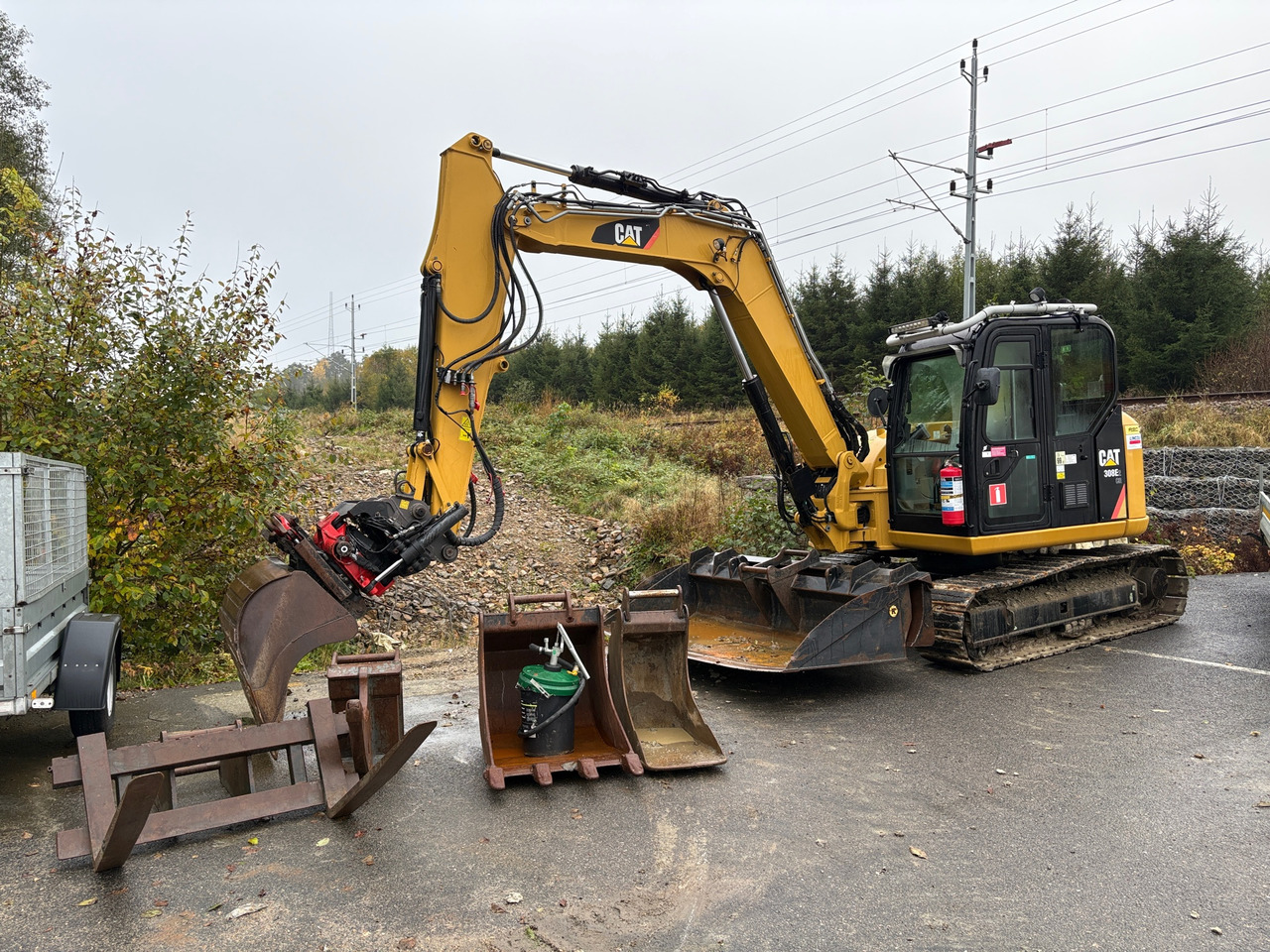 CAT 308E2 CR - حفارة: صور 1 CAT 308E2 CR - حفارة: صور 1