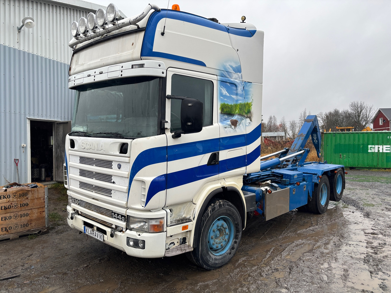 Scania 144G 530 - شاحنة ذات الخطاف: صور 1 Scania 144G 530 - شاحنة ذات الخطاف: صور 1