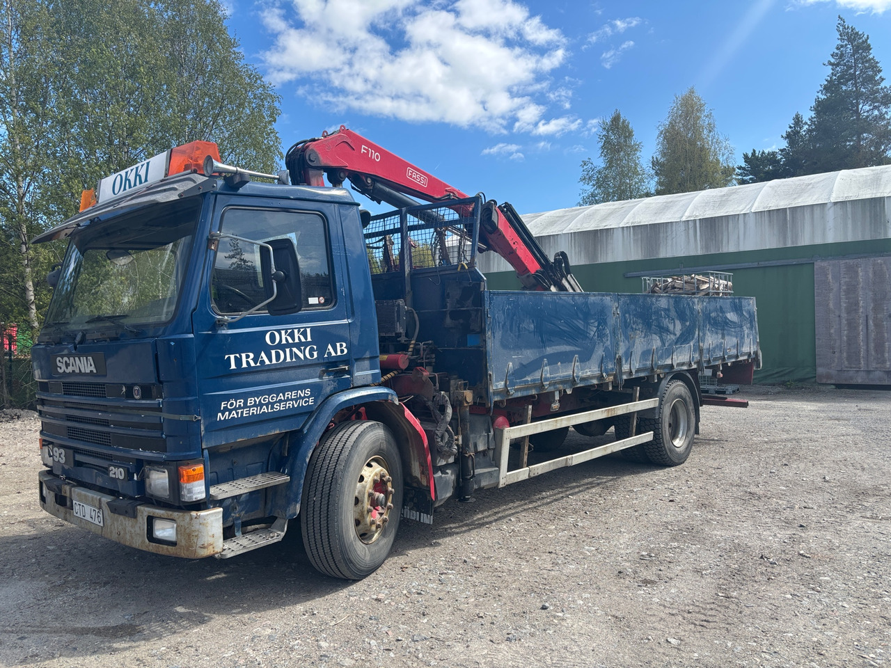 Scania G93ML4X2L 21050 - شاحنة كرين: صور 1 Scania G93ML4X2L 21050 - شاحنة كرين: صور 1