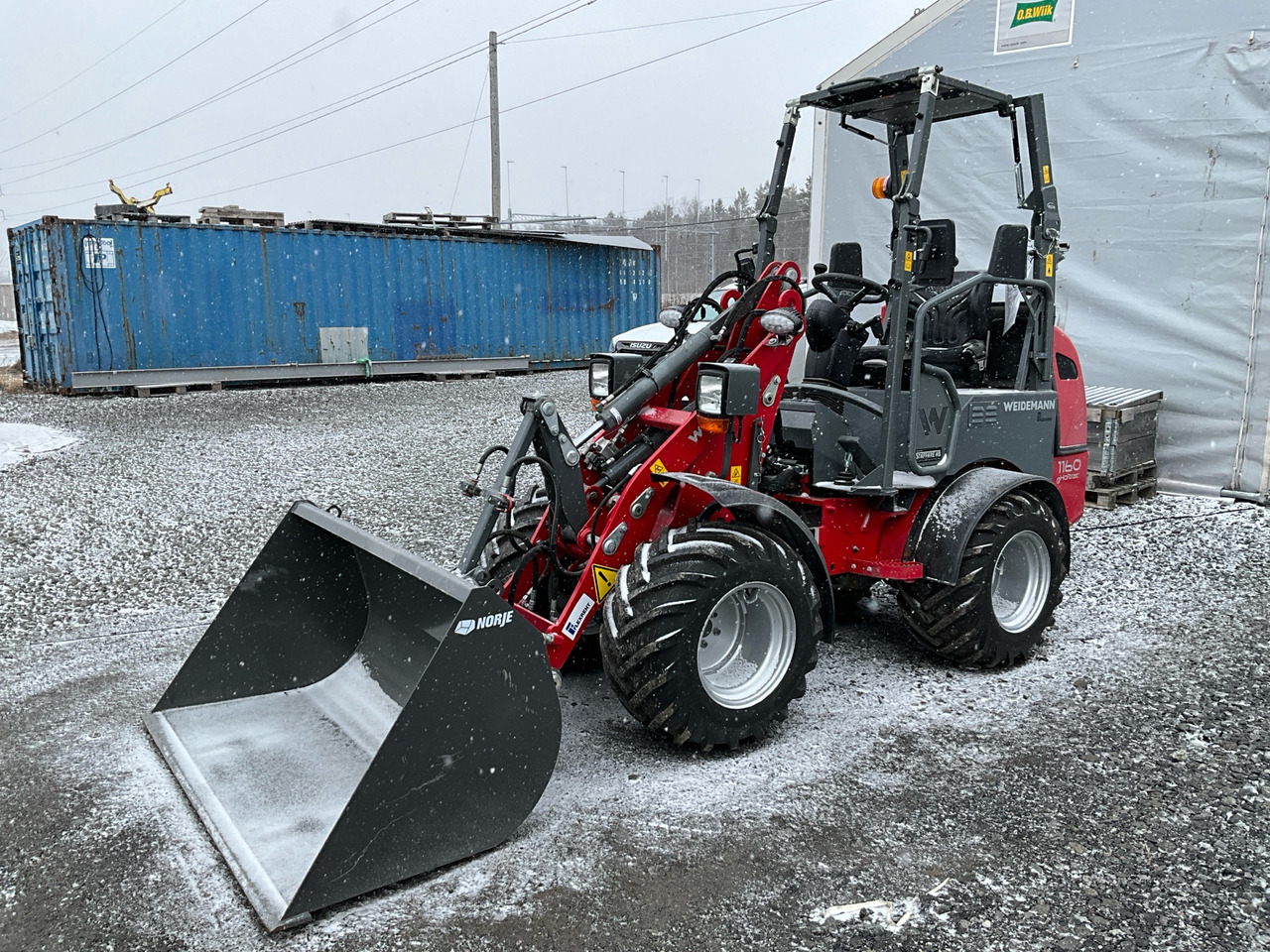 Weidemann 1160 - اللودر بعجل: صور 1 Weidemann 1160 - اللودر بعجل: صور 1