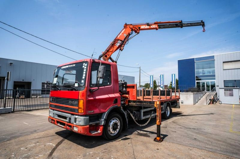 DAF 65.180 - ATLAS 100.1 - شاحنات مسطحة, شاحنة كرين: صور 1 DAF 65.180 - ATLAS 100.1 - شاحنات مسطحة, شاحنة كرين: صور 1