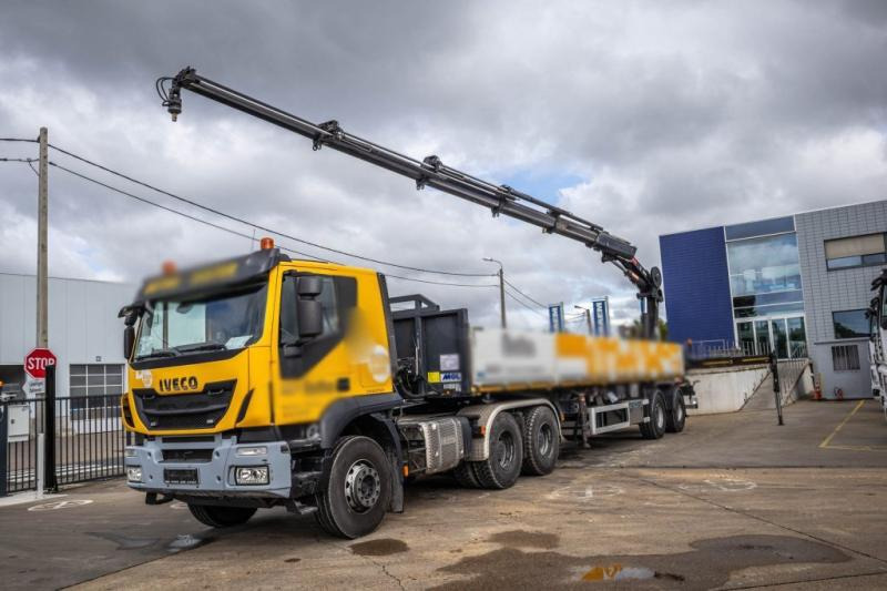 Iveco TRAKKER 450-6X4 - شاحنات مسطحة, شاحنة كرين: صور 1 Iveco TRAKKER 450-6X4 - شاحنات مسطحة, شاحنة كرين: صور 1
