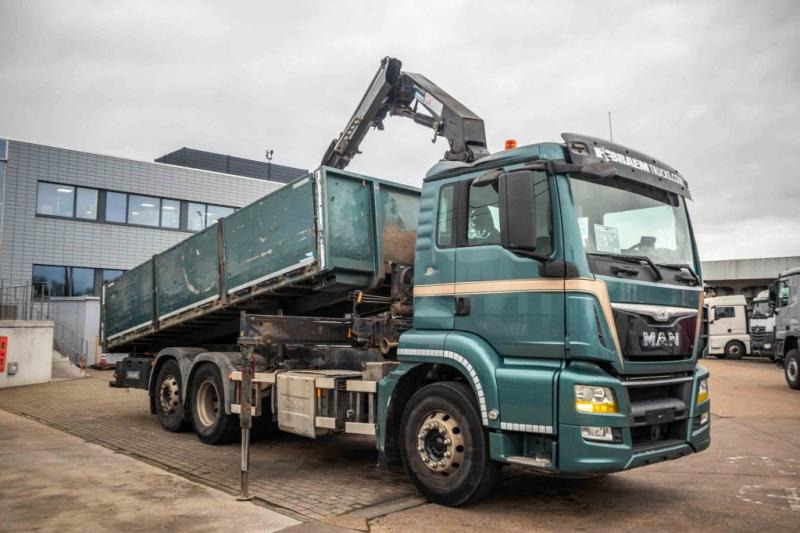 MAN TGS 26.440 BL + HMF 1520 - قلابات, شاحنة كرين: صور 2 MAN TGS 26.440 BL + HMF 1520 - قلابات, شاحنة كرين: صور 2