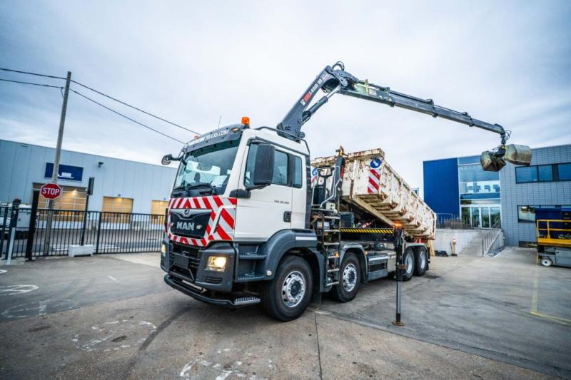 MAN TGS 32.420 BL + HIAB X-HIDUO 188/3x - شاحنة ذات الخطاف, شاحنة كرين: صور 1 MAN TGS 32.420 BL + HIAB X-HIDUO 188/3x - شاحنة ذات الخطاف, شاحنة كرين: صور 1
