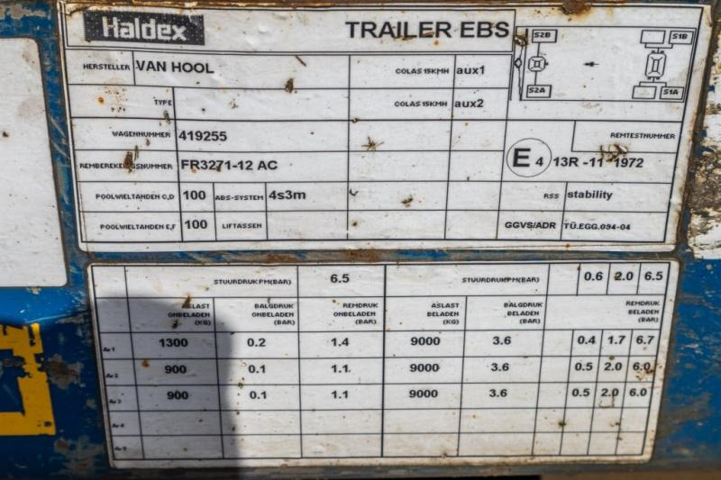 مقطورة هوك ليفت/ لود لوجر VANHOOL CONTAINER AANHANGER: صور 6