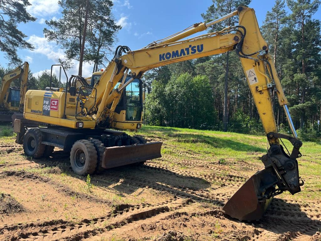 Komatsu PW 160-7 - حفارة على عجلات: صور 2 Komatsu PW 160-7 - حفارة على عجلات: صور 2