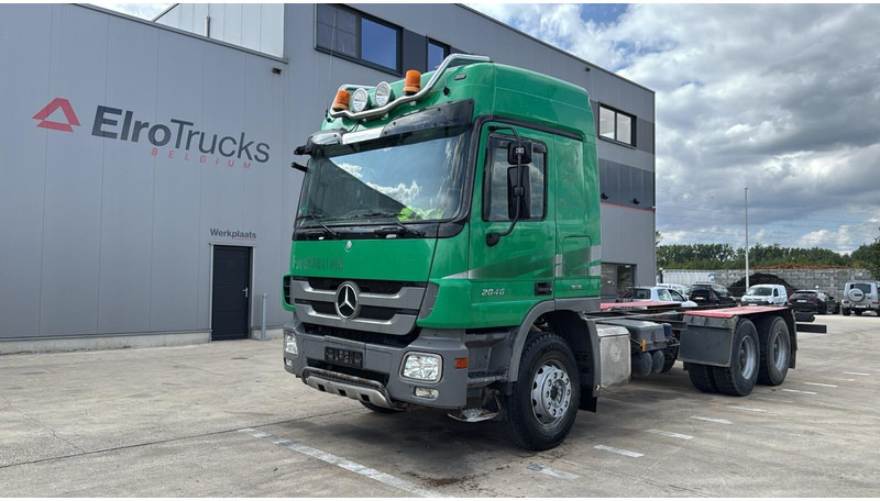 Mercedes-Benz Actros 2646 (LAMES / V6 / GRAND PONT / STEEL SUSP / MP3 / BOITE MANUELLE) - الشاسيه شاحنة: صور 1 Mercedes-Benz Actros 2646 (LAMES / V6 / GRAND PONT / STEEL SUSP / MP3 / BOITE MANUELLE) - الشاسيه شاحنة: صور 1