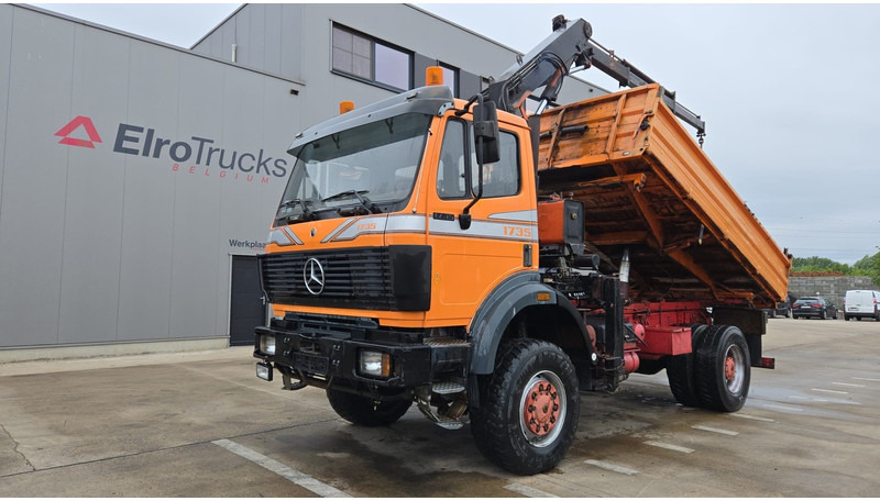 Mercedes-Benz SK 1735 (V8 2X TURBO / 4X4 / PARFAIT ETAT !!!! / GRUE / LAMES / GRAND PONT / TOP CONDITION !!!) - قلابات, شاحنة كرين: صور 1 Mercedes-Benz SK 1735 (V8 2X TURBO / 4X4 / PARFAIT ETAT !!!! / GRUE / LAMES / GRAND PONT / TOP CONDITION !!!) - قلابات, شاحنة كرين: صور 1