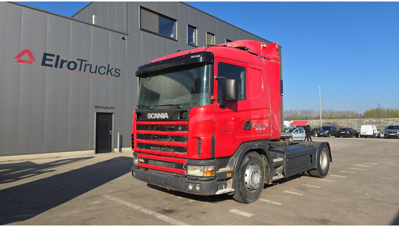 Scania 114 - 380 (PTO / HYDRAULIC PUMP / MANUAL GEARBOX / BOITE MANUELLE / LOW CAB) - شاحنة جرار: صور 1 Scania 114 - 380 (PTO / HYDRAULIC PUMP / MANUAL GEARBOX / BOITE MANUELLE / LOW CAB) - شاحنة جرار: صور 1