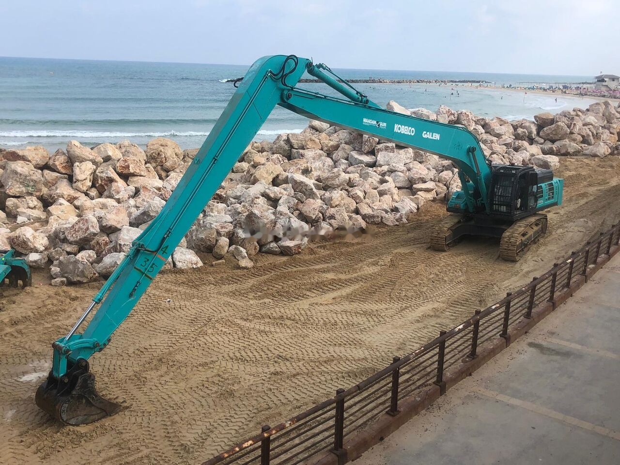 Galen Kobelco SK500 - ذراع الرافعة - حفارة: صور 5 Galen Kobelco SK500 - ذراع الرافعة - حفارة: صور 5