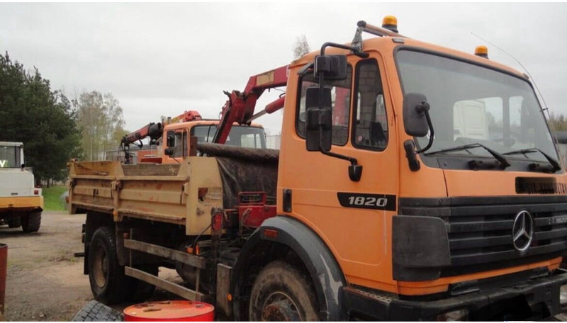 Mercedes-Benz 1820 - قلابات, شاحنة كرين: صور 1 Mercedes-Benz 1820 - قلابات, شاحنة كرين: صور 1