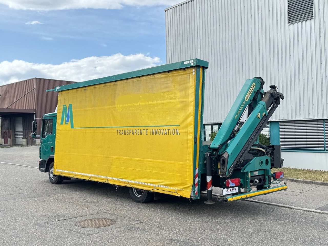 MAN TGL 12.250 Glastransport Kran PK9002 Funk Klima - شاحنة كرين: صور 5 MAN TGL 12.250 Glastransport Kran PK9002 Funk Klima - شاحنة كرين: صور 5