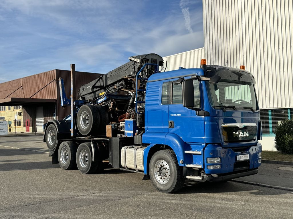 MAN TGS 26.480 6x4 BB Langholz+DOLL M114 LogliftF251 - شاحنة قطع الأشجار, شاحنة كرين: صور 3 MAN TGS 26.480 6x4 BB Langholz+DOLL M114 LogliftF251 - شاحنة قطع الأشجار, شاحنة كرين: صور 3