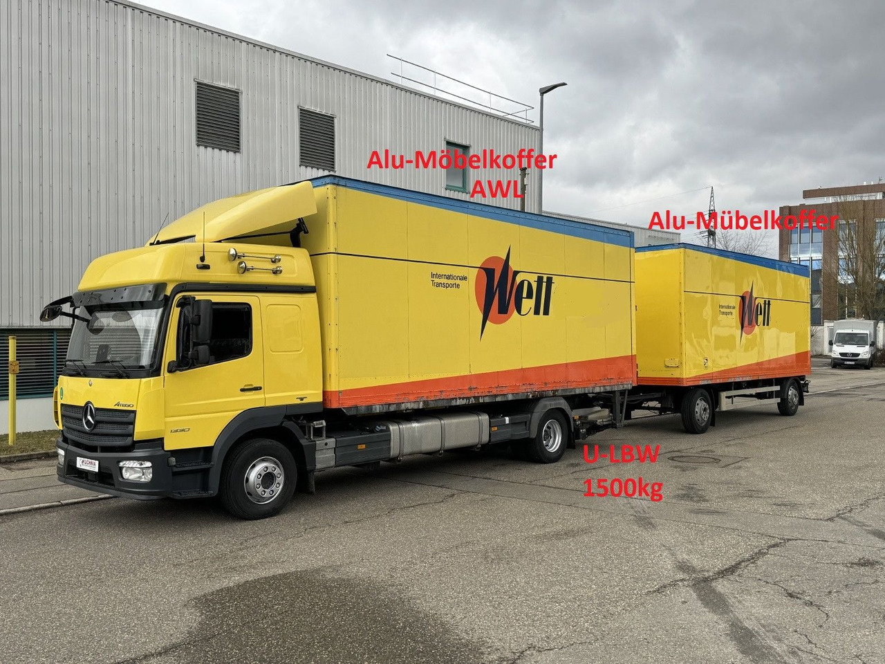 Mercedes-Benz Atego 1330L no 1230 Gr.Haus AWL-Möbelkoffer ULBW - بصندوق مغلق شاحنة: صور 1 Mercedes-Benz Atego 1330L no 1230 Gr.Haus AWL-Möbelkoffer ULBW - بصندوق مغلق شاحنة: صور 1