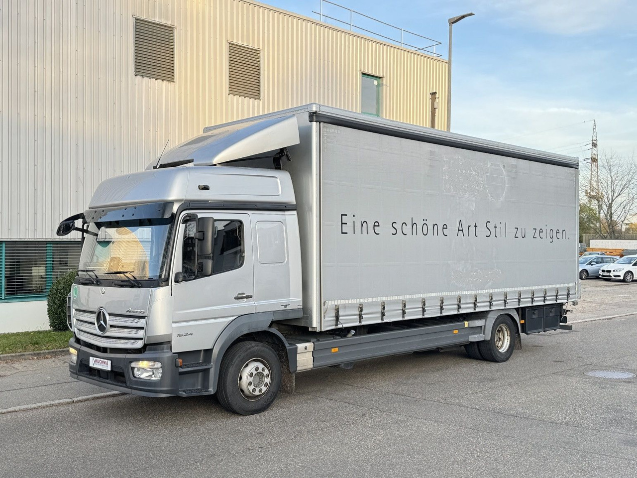 Mercedes-Benz Atego 1524 Alu-Koffer Schiebeplane Gr.Haus ATM - بصندوق مغلق شاحنة: صور 2 Mercedes-Benz Atego 1524 Alu-Koffer Schiebeplane Gr.Haus ATM - بصندوق مغلق شاحنة: صور 2