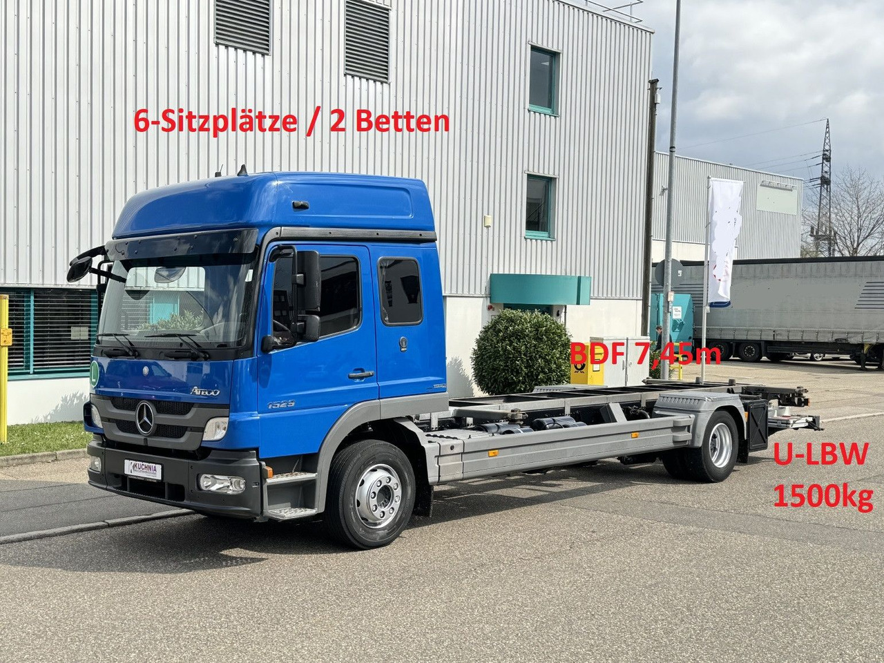 Mercedes-Benz Atego 1529 LL BDF 6-Sitze Umzug u-LBW Gr-Haus - شاحنات الحاويات/ جسم علوي قابل للتغيير شاحنة: صور 1 Mercedes-Benz Atego 1529 LL BDF 6-Sitze Umzug u-LBW Gr-Haus - شاحنات الحاويات/ جسم علوي قابل للتغيير شاحنة: صور 1