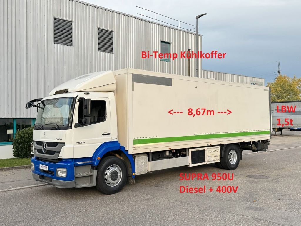 Mercedes-Benz Axor 1824L Bi-Temp. Kühlkoffer 8,67m LBW Supra - مبردة شاحنة: صور 1 Mercedes-Benz Axor 1824L Bi-Temp. Kühlkoffer 8,67m LBW Supra - مبردة شاحنة: صور 1
