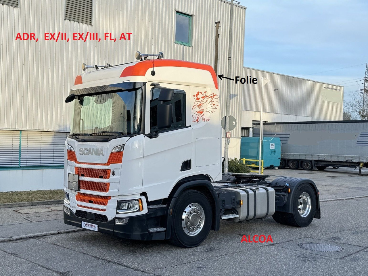 Scania R 450 ADR FL AT EX/II EX/III Retarder Alcoa TOP - شاحنة جرار: صور 1 Scania R 450 ADR FL AT EX/II EX/III Retarder Alcoa TOP - شاحنة جرار: صور 1