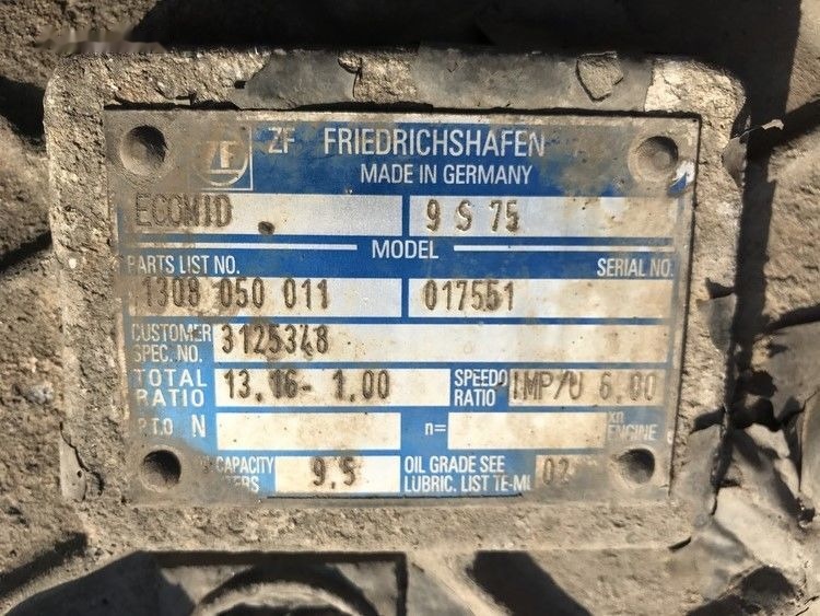 Volvo ECOMID ZF 9S 75   Volvo FL6 - علبة التروس - شاحنة: صور 3 Volvo ECOMID ZF 9S 75   Volvo FL6 - علبة التروس - شاحنة: صور 3